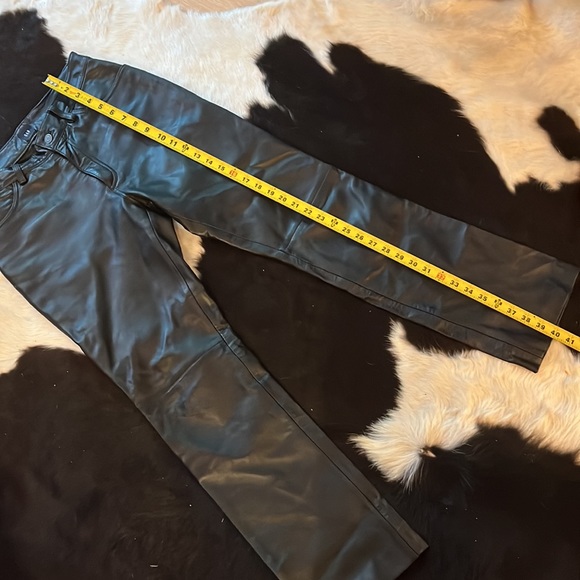 Gap y2k real leather black pants - Picture 5 of 6